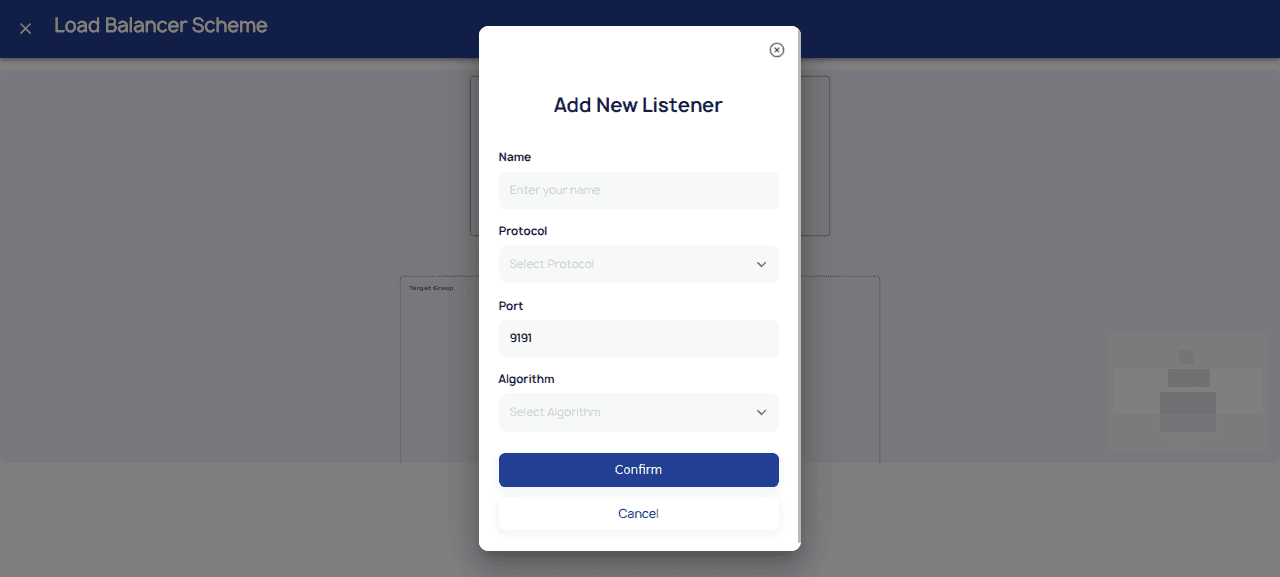 Add Listener Dialog